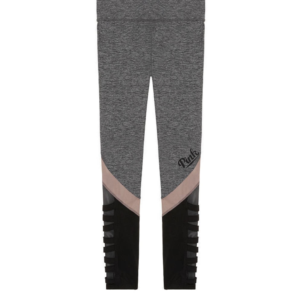 VS PINK Ultimate HighWaist Strappy Legging w/ Mesh